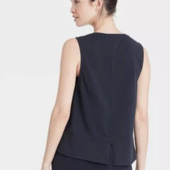 JOYLAB Women's Tank Top Size XS Black High-Low Workout Tank Top for Women - Picture 6 of 8